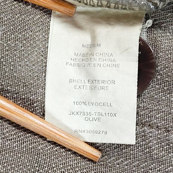 EUC Altar'd State Army Green Gorpcore Button Up Utility Jacket Sz. M [6-8] Olive - Picture 6 of 9